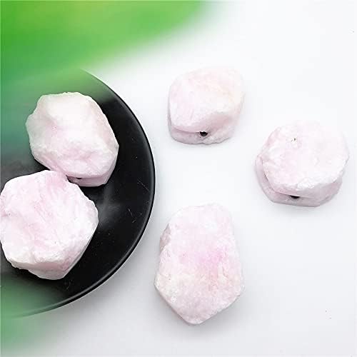 Ruitaiqin shitu 1pc природен розов арагонит еж камен реики скапоцен камен заздравување чакра рака врежана груба јасен рок кристален