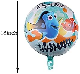 5 ПАРЧИЊА Наоѓање Балони Од Немо Фолија За Детски Роденденски Туш За Бебиња Наоѓање Украси За Забави На Немо Тема