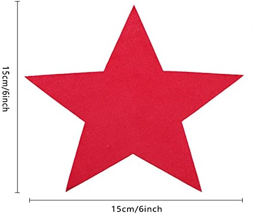 48 парчиња ева пена starsвезди во форма на облик DIY уметнички занает 6 инчи патриотски пена starвезди занаетчиски за 4-ти јули занаетчиски