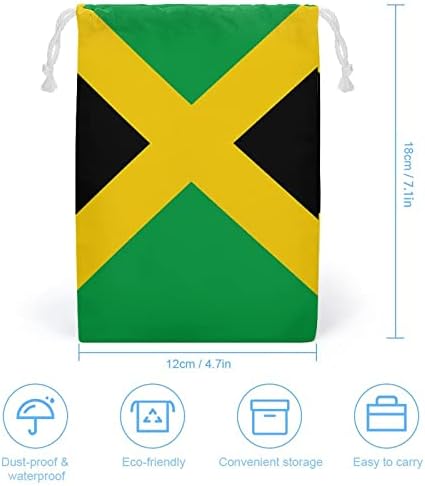 Знаме На Јамајка Торбички За Чување Врвки Отпорни На Прашина Издржлива Торба За Домашно Патување