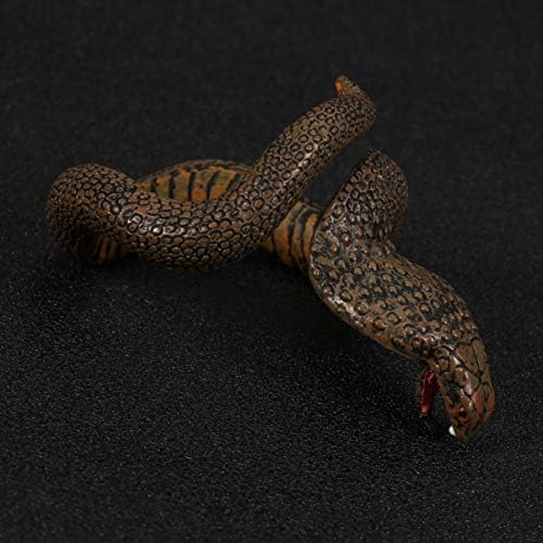 Toyvian Snake Bracelet PVC Snake Band Band Creepy Snake нараквица за Ноќта на вештерките, симулациска змија нараквица играчка лажна