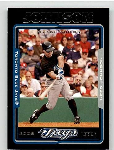 Рид nsонсон картичка 2005 Топс црна 488 - картички за бејзбол со плочи