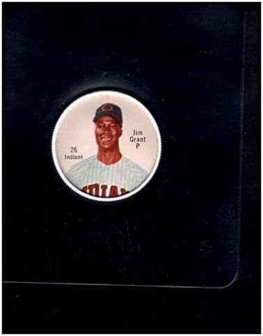 26 Jimим Грант - 1962 Салада монети Бејзбол картички оценети NM+ - MLB Photomints и монети