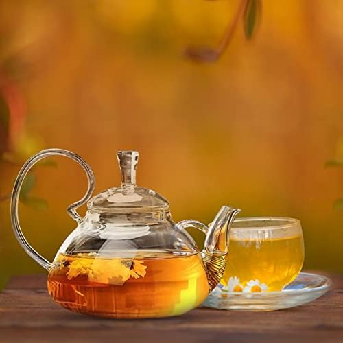 Upkoch стаклен чајник чај чај котел леден чај стол