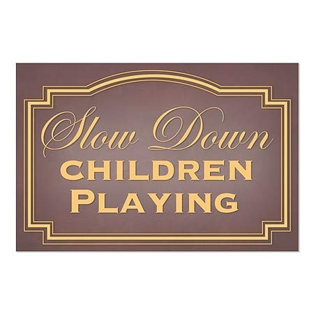 CGSignLab | Забави Деца Играње-Класичен Кафеав Прозорец Прицврстување | 30 x20