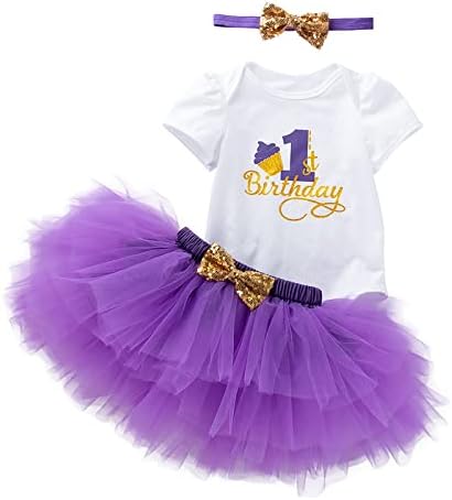 Магичен парк бебе девојче 1 -ви роденден облека за новороденче принцеза роденден здолниште поставува девојка за фустан од ромпер мрежа