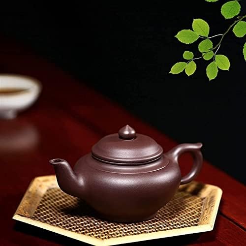 Чајник чајник постави пурпурни садови со чај од глина рачно изработени керамички чај чајни зиша чајни чајни чајни