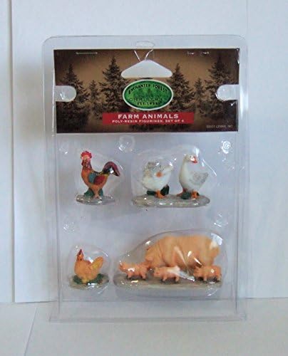2001 година Фармски животни сет од 4 фигури на Божиќни село