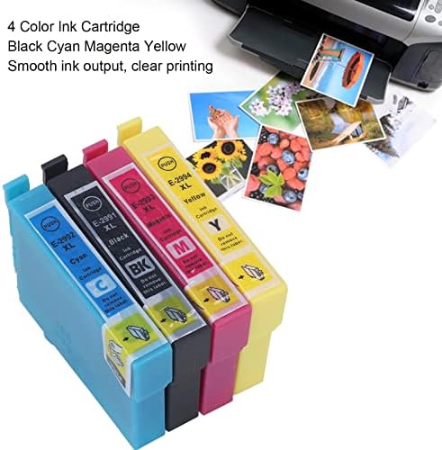 4 парчиња касети со мастило, додатоци за печатач со инк -џет кертриџ, со 4 боја на црна цијан магента жолта, за XP 235 XP 245