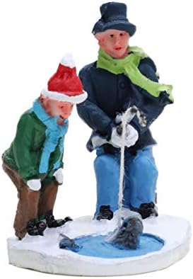 Toyland Mini смола Божиќна колекционерска украс - Додатоци за селска сцена - Божиќни фигури