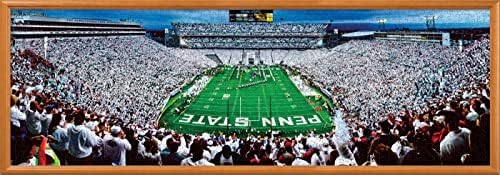 Ремек-дела 1000 Парче Спортска Сложувалка-NCAA Penn State Nittany Lions Endzone Поглед Панорамски - 13x39