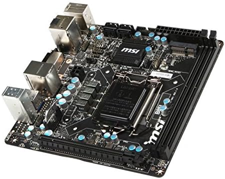MSI LGA1150, Intel B85, SATA 6GB/S, USB 3.0, 1 PCI-E и Mini-ITX Матична плоча B85I