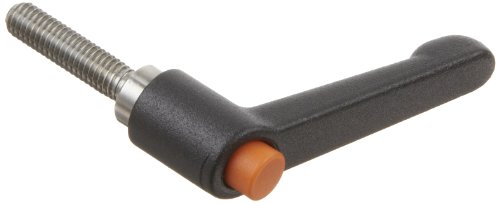Die Cast Cinc Metrice Прилагодлива рачка со копче за црно притискање, S/S навојна обетка, должина од 63мм, висина од 28,5 mm, нишка