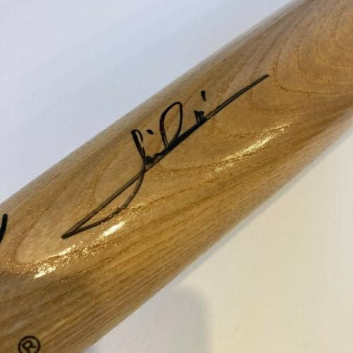 Марио Андрети потпиша автограмиран бејзбол лилјак JSA налепници за трки Легенда Ретки - Автограмирана NASCAR Различни предмети