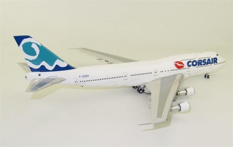 Inflate 200 Corsair for Boeing 747-300 F-GSEX со Stand Limited Edition 1/200 Diecast Aircraft претходно изграден модел