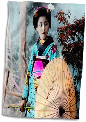 3drose рака затемнет Маико со чадорен гроздобер магичен фенер слајд јапонски - крпи