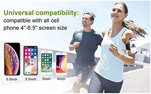 Xiaomi Mi 8 Lite Holder, Boxwave® [FlexSport Armband] Прилагодлива амбалажа за вежбање и трчање за Xiaomi Mi 8 Lite - Stark Green