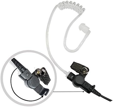 Reyinl 3,5 mm приемник/слушајте само слушалки за надзор со чиста цевка за калем за двонасочна радија-пар