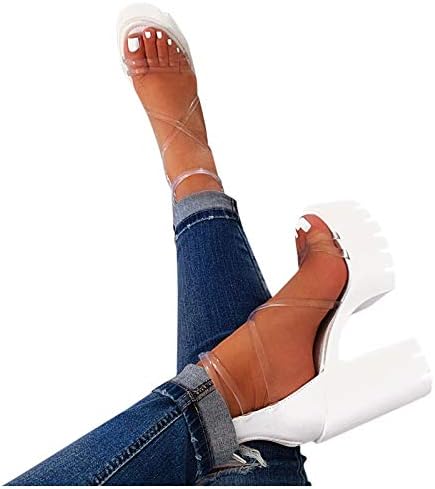 Адонг сандали за жени облечени лето секси секси бујни блок високи потпетици кадифни чевли со отворени пети чевли