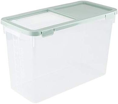 Lkyboa 10kg кутија за складирање на кутија за кутии за кутија за кутии за кујна голема пластична брашно ориз кутии за прашина
