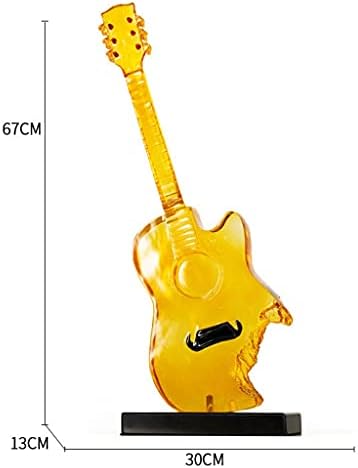 WSSBK Европски модерни минималистички апстрактни украси гитара украси Транспарентни занаети