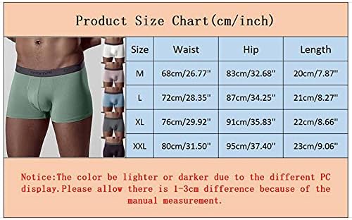 Менс боксери Удобни тенки тенки гаќички со цврста боја со цврста боја на боксер со средно-половината мека кратка секси долна облека
