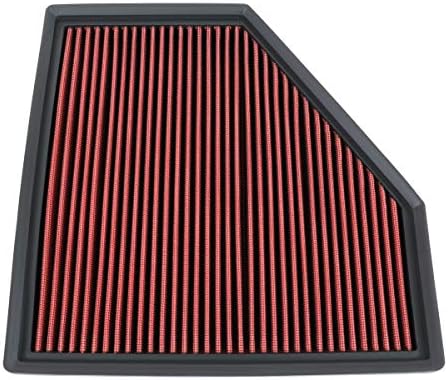 Панел за филтрирање на воздухот со црвена боја, компатибилен со BMW 3-серија / 125i / 428i 11-16
