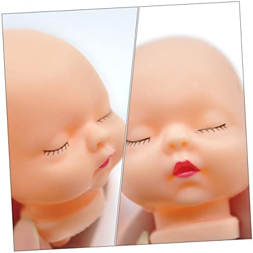 Запостави бебе кукла 80 компјутери DIY со повторно преобразување рачно изработена декоративна шминка што виси BJD мини мек стил сликарство