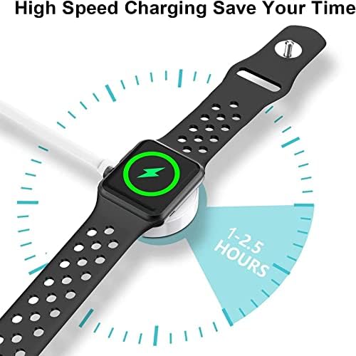 USB C Watch Chable Cable за Apple Watch Magnetic Watch Rapid Charger за Iwatch Series SE2/8/7/6/5/4/3/2/1/SE Преносен кабел