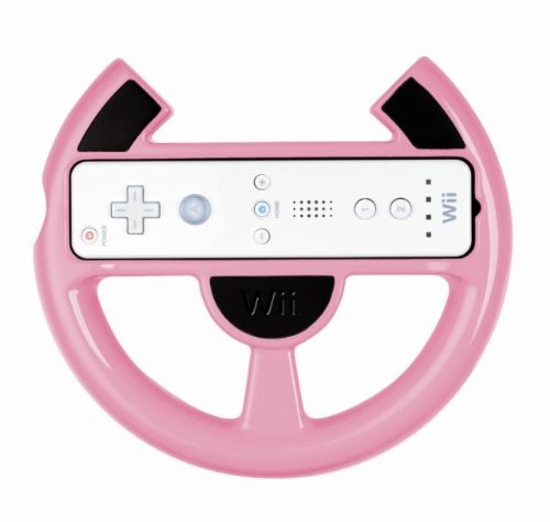 Powera Официјален Nintendo Wii Удобност Тркачки Тркала-Црна