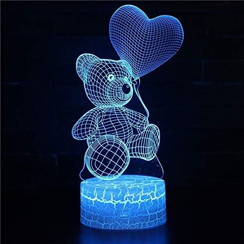 SZG Love Theme Theme Lamp Допирање на LED ноќна светлина домашна соба Виножито коњски лампен декорација креативни табели за подароци