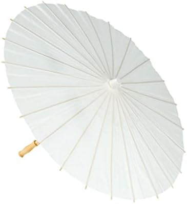 Ханабас гроздобер декор Јапанди декор бела хартија чадор чадор кинески јапонски декоративни подмачкани чадор за хартија за DIY занаети