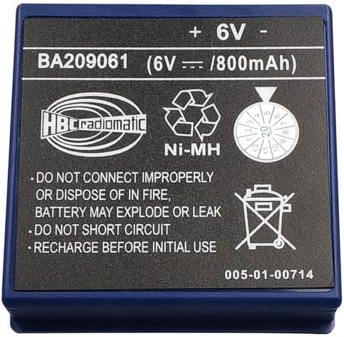 NOOKK HBC BA209061 БАТЕРИЈА NI-MH Батерија BA209061 6V 800mah Батерија За Далечинско Управување