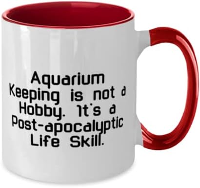 Аквариум чувајќи подароци за пријатели, чувањето на аквариумот не е хоби. Тоа е објава, уникатна идеја аквариум чувајќи два тона
