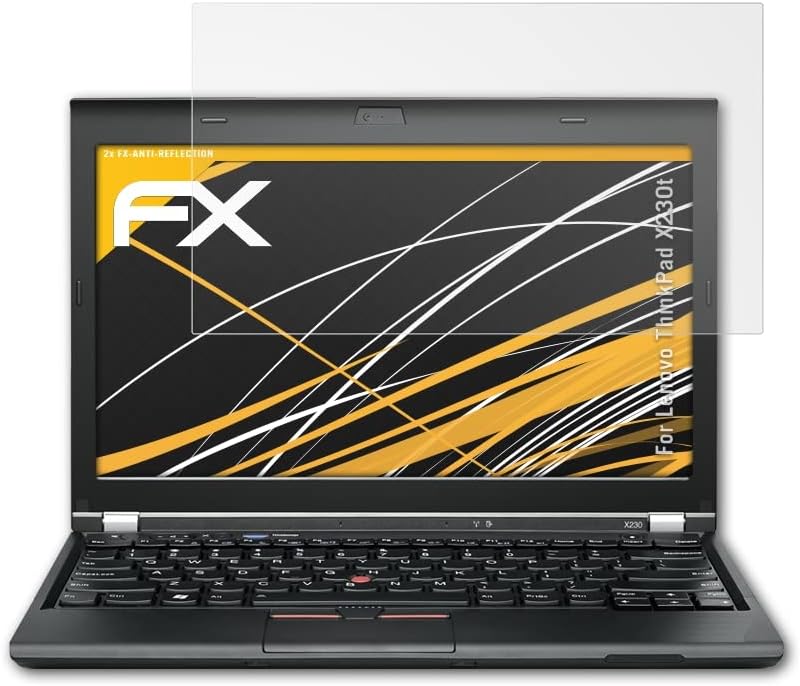 Заштитник на екранот Atfolix компатибилен со Lenovo ThinkPad X230T Филм за заштита на екранот, анти-рефлективен и шок-апсорбирачки FX FX FAST