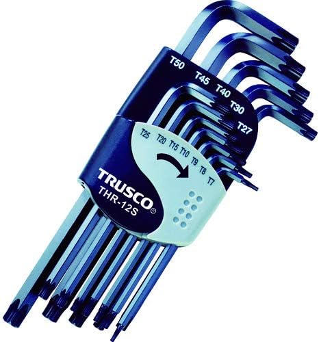 TRUSCO THR - 12s Хексадецимален Наметка Клуч Сет, Пакет од 12