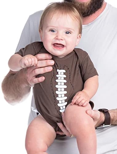 Ен Арбор маица копродукции Бебе фудбал | Смешно новороденче новороденче 6 милиони 12 милиони едно парче ромпер спортски шега хумор