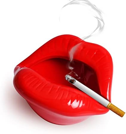 Подарок_source керамичка цигара пепелници симпатични усни пепелска пепел, креативна работна површина декоративна пепелска пушка за пепел