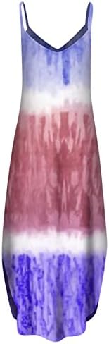 Spенски шпагети ленти без ракави мермер печати плус големина странична разделена летна плажа долга макси фустани