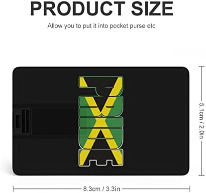 Јамајка Гордост Знаме КРЕДИТНА Картичка USB Флеш Персоналните Меморија Стап Клуч За Складирање Диск 32G