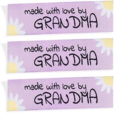 Wunderlabel направена со loveубов од баба Нана баба цветна занаетчиска мода ткаени панделки со ленти со лента за шиење облека шиење облека