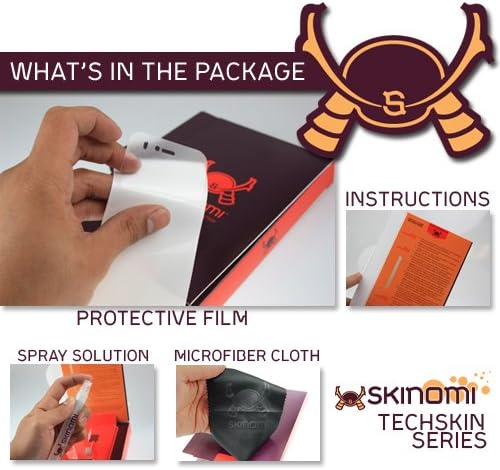 Заштитник на кожата на кожата на целото тело, компатибилен со HP 8 инчен Techskin Комплетна покриеност Clear HD филм
