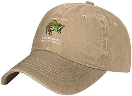 Jaks Biden Hat Купете маж јадете риба Деновите учат човек на животна капа, жени бејзбол капа со капаче за дизајн
