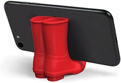 Оригинален Фред 5216342 Рестартирајте го силиконскиот дожд чизми за мобилни телефони, црвено