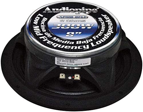 Audiopipe apmb8flt 8 рамен гласен звучник [продаден секој] 300W максимум