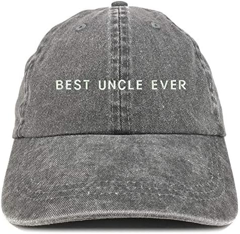 Трендовски продавница за облека Најдобар чичко некогаш извезено измиено капаче со низок профил