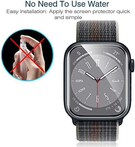 LK 6 Пакет За Apple Watch 41mm / 40mm Заштитник На Екранот [Надградба Флексибилен Филм] Само-Лекување, ултра-тенок заштитник На Екранот за Apple