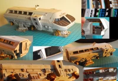 Филм 2001: Вселенски ракетен автобус за ракетни автобуси Moonbus Paper Model Kit Toy Dids Dids