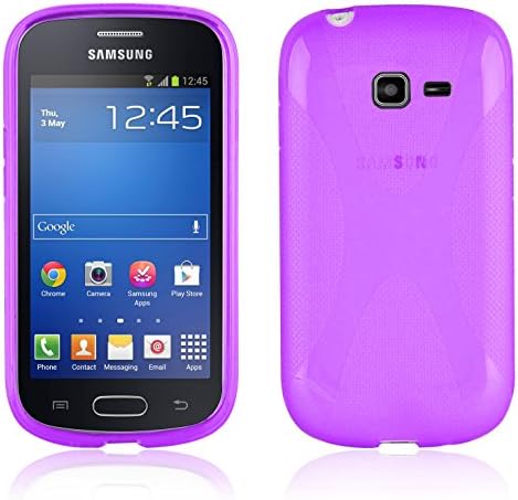 Кадорабо Случај Компатибилен Со Samsung Galaxy ТРЕНД ЛАЈТ во Пастелно Виолетова-Отпорен На Удари И Отпорен На Гребење TPU Силиконски Капак