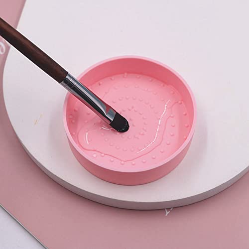 Силиконска шминка четка за чистење сунѓер суво чистење четка за шминка за миење садови за шминка додатоци за шминка